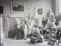 Antoine Bourdelle dans son atelier-Henri Manuel-Giclee Print