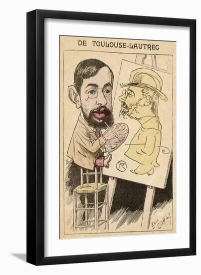 Henri-Marie-Raymond De Toulouse-Lautrec French Painter-null-Framed Art Print