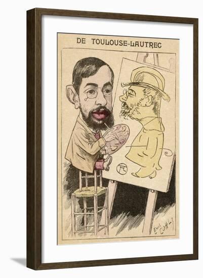 Henri-Marie-Raymond De Toulouse-Lautrec French Painter-null-Framed Art Print