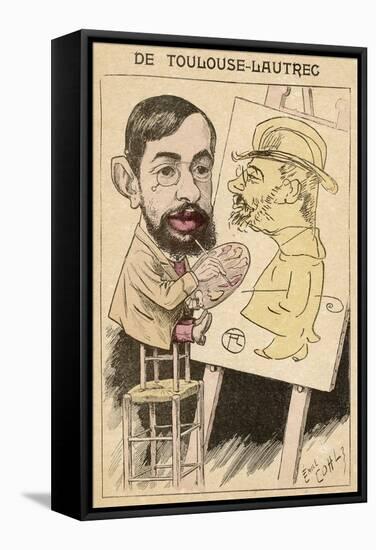 Henri-Marie-Raymond De Toulouse-Lautrec French Painter-null-Framed Stretched Canvas