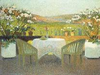 The Terrace in the Sun, La Terasse en Soleillee, 1920-Henri Martin-Giclee Print