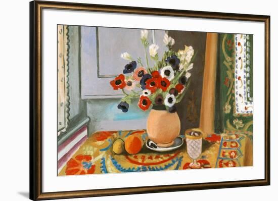 Henri Matisse Les Anemones Flowers-Henri Matisse-Framed Art Print