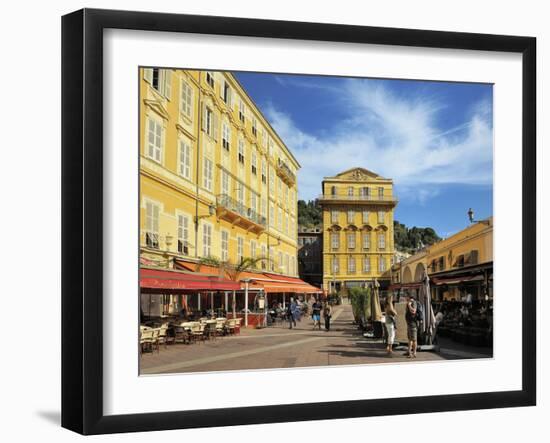 Henri Matisse's House, Place Charles Felix, Cours Saleya Market and Restaurant Area, Old Town, Nice-Peter Richardson-Framed Photographic Print