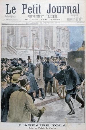 Émile Zola Affair, Being Taken to the Palais De Justice, Paris, 1898