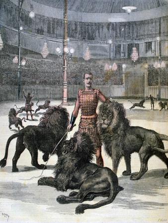 Lion Taming at the L'Hippodrome, Paris, 1891