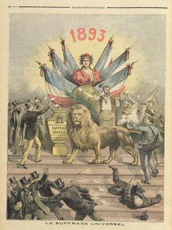 Universal Suffrage from the Supplement of 'Le Petit Journal', 19th August 1893