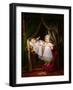 Henri of Artois, Count of Chambord, Duc De Bordeaux in His Cradle-Louis Hersent-Framed Giclee Print