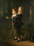 The Masters Foster: Portrait of the Sons of Constantia and Richard Foster-Henri Pierre Danloux-Framed Stretched Canvas