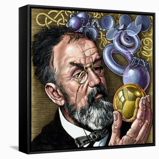 Henri Poincare, French Mathematician-Bill Sanderson-Framed Stretched Canvas