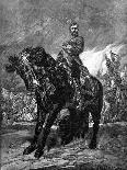 Juan Prim on Horseback-Henri Regnault-Mounted Art Print