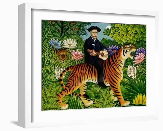 Henri Rousseau's Dream, 1997-Frances Broomfield-Framed Giclee Print