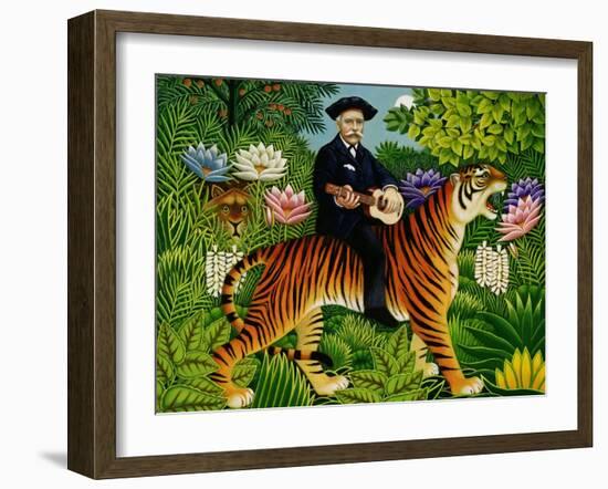 Henri Rousseau's Dream, 1997-Frances Broomfield-Framed Premium Giclee Print