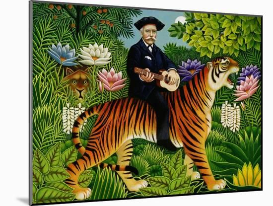 Henri Rousseau's Dream, 1997-Frances Broomfield-Mounted Premium Giclee Print