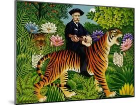 Henri Rousseau's Dream, 1997-Frances Broomfield-Mounted Premium Giclee Print