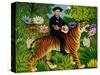 Henri Rousseau's Dream, 1997-Frances Broomfield-Stretched Canvas