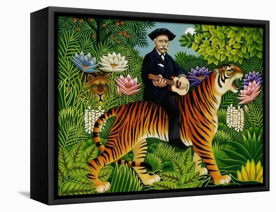 Henri Rousseau's Dream, 1997-Frances Broomfield-Framed Stretched Canvas