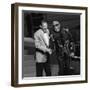 Henri Salvador and Ray Charles at the "Victoires De La Musique", France-DR-Framed Photographic Print