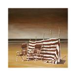 Beach with Armchairs, 2009-Henri Sarla-Framed Art Print