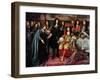 (Henri Testelin after Le Brun) Louis XIV Establishes the Academy of Science (Detail)-Charles Le Brun-Framed Giclee Print