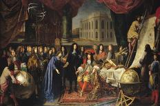Jean-Baptiste Colbert (1619-1683) Presenting the Members of the Royal Academy of Science-Henri Testelin-Giclee Print