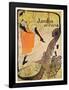 Henri Toulouse-Lautrec- Vintage Jane Avril-Henri de Toulouse-Lautrec-Framed Poster