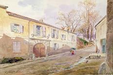 The House of Armande Bejart (1642-1700) in Meudon, C.1906 (W/C on Paper)-Henri Toussaint-Giclee Print