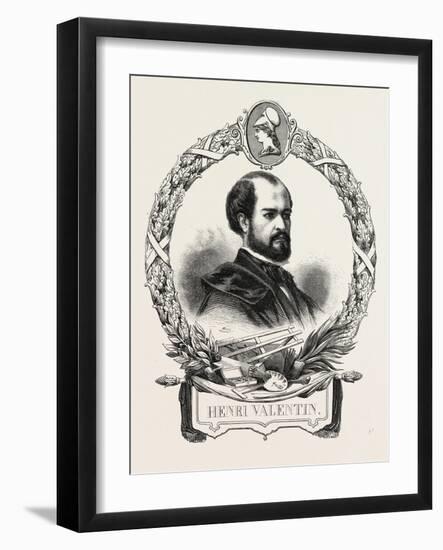 Henri Valentin 10 January 1820 in Allarmont (Vosges) and Died the 11 August 1855 in Strasbourg (Bas-null-Framed Giclee Print