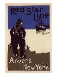 Red Star Line Anvers New York-Henrick Cassiers-Laminated Art Print