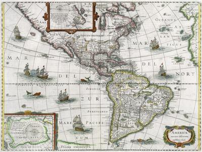 Map of the Americas, 1631