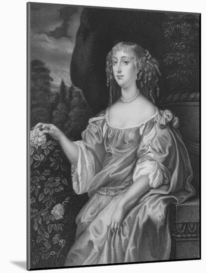 Henrietta, Countess of Rochester-Sir Peter Lely-Mounted Giclee Print