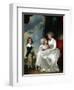 Henrietta, Countess of Warwick, and Her Children-George Romney-Framed Giclee Print