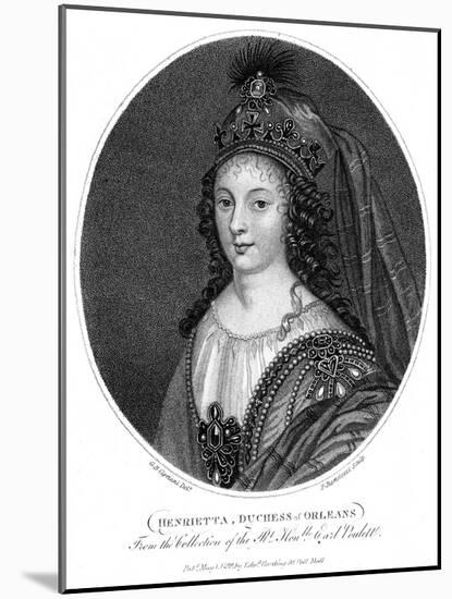 Henrietta D'Orleans-Gianbattista Cipriani-Mounted Art Print