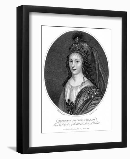 Henrietta D'Orleans-Gianbattista Cipriani-Framed Art Print