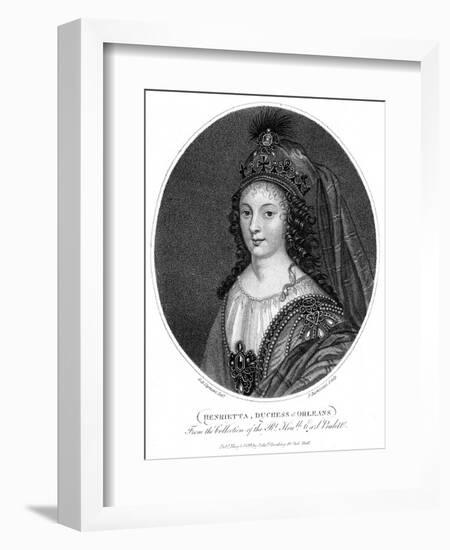 Henrietta D'Orleans-Gianbattista Cipriani-Framed Art Print