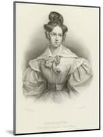 Henrietta, Madamoiselle Sontag-Henri Grevedon-Mounted Giclee Print