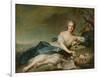 Henrietta Maria of France (1606-69) as Flora, 1742-Jean-Marc Nattier-Framed Giclee Print