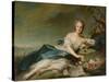 Henrietta Maria of France (1606-69) as Flora, 1742-Jean-Marc Nattier-Stretched Canvas