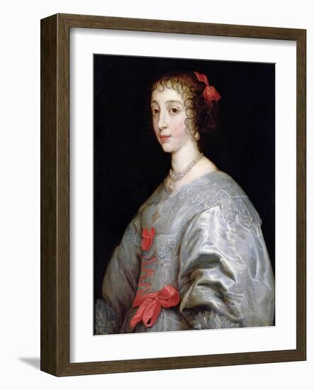 Henrietta-Maria of France-Sir Anthony Van Dyck-Framed Giclee Print