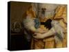Henrietta Maria, Queen of Charles I (1609-1680), 1609-80 (Oil on Canvas)-Adriaen Hanneman-Stretched Canvas