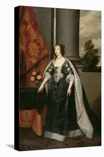 Henrietta Maria-Sir Anthony Van Dyck-Stretched Canvas