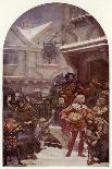 Sir Richard Whittington Distibuting Charity-Henrietta Rae-Framed Giclee Print