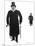 Henrik Ibsen Norwegian Dramatist Taking His Daily Walk-null-Mounted Art Print