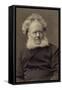 Henrik Ibsen, Norwegian Playwright and Poet, Late 19th or Early 20th Century-Franz Hanfstaengl-Framed Stretched Canvas