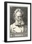 Henrik Ibsen, Norwegian Playwright-Science Source-Framed Giclee Print