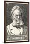 Henrik Ibsen, Norwegian Playwright-Science Source-Framed Giclee Print
