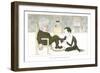 Henrik Ibsen, Receiving Mr William Archer in Audience, 1904-Max Beerbohm-Framed Giclee Print