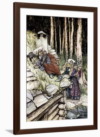 Henrik Ibsen 's Peer-Arthur Rackham-Framed Giclee Print