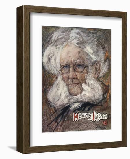 Henrik Ibsen-Nico Jungman-Framed Art Print