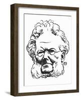 Henrik Ibsen-Félix Vallotton-Framed Giclee Print