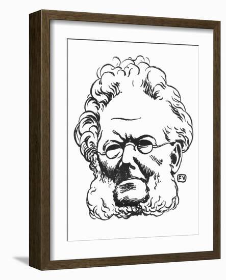 Henrik Ibsen-Félix Vallotton-Framed Giclee Print